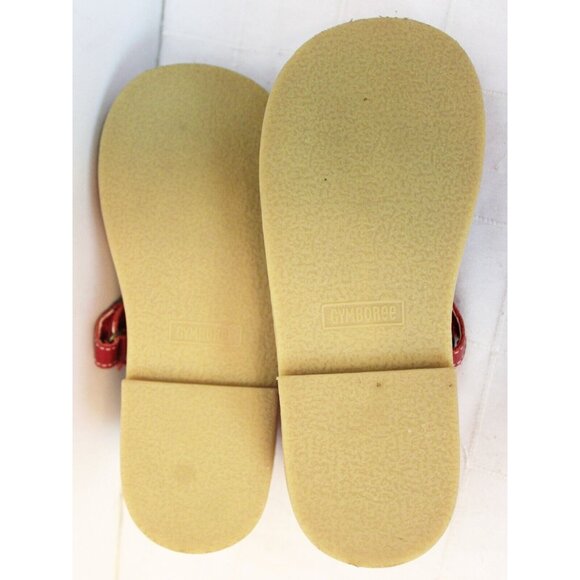 Gymboree Red Cherry Pie Mary Janes Shoes sz 12 Leather Summer Fruit Spring Fun - Picture 6 of 8